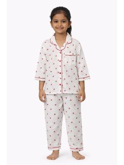 Shopbloom - Juicy Berry Nights Print Long Sleeve Kids Sleepsuit