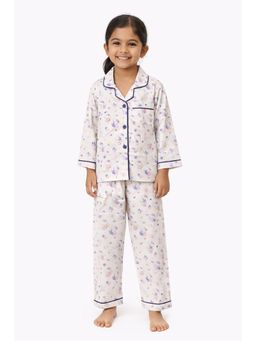 Shopbloom - Whisker Wiggles Print Long Sleeve Kids Sleepsuit