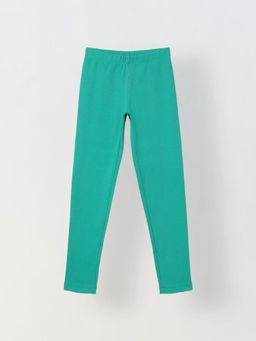 Spunkies - Green Ribbed Fitted Leggings