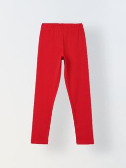 Spunkies - Fuchsia Pink Ribbed Body Fit Leggings