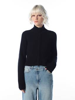 ONLY - Women Solid Regular Fit Black Sweater