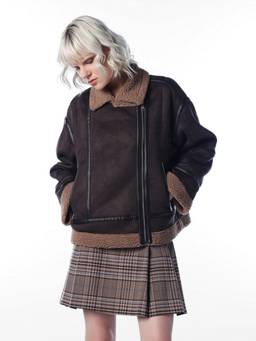 ONLY - Women Solid Regular Fit Coffee Brown Jacket