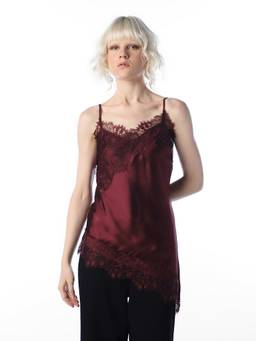 ONLY - Women Embroidery Regular Fit Maroon Top