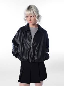 ONLY - Women Solid Relaxed Fit Black Jacket