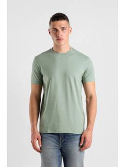 Van Heusen - Men Light Green Printed Casual T-Shirt