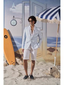 Philocaly - Thorne Slim Fit Blue Blazer