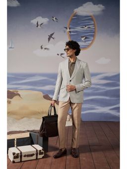 Philocaly - Boscage Regular Fit Green Blazer