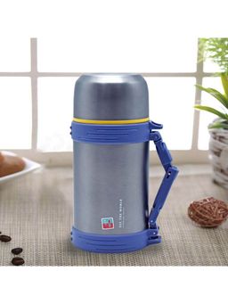 Kookee - Blue Stainless Steel Vacuum Insulated Double Wall Flasks - 1200Ml