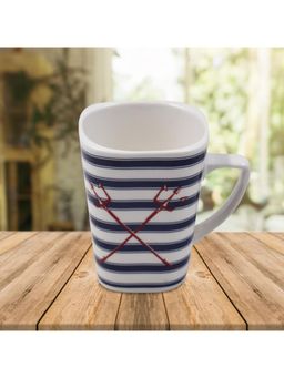 Kookee - Multi-Color Printed Ceramic Tall Coffee or Tea Mug with Handle - 325Ml