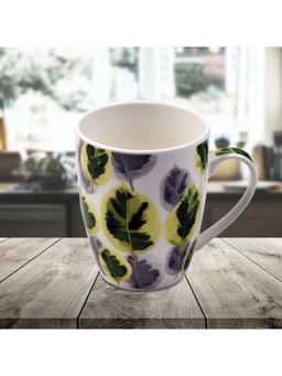 Kookee - Multi-Color Printed Ceramic Coffee or Tea Mug with Handle - 325Ml