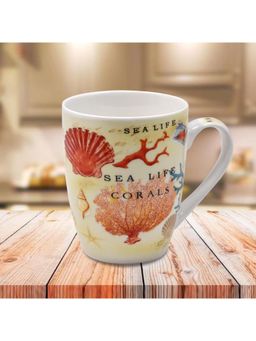 Kookee - Multi-Color Printed Ceramic Coffee or Tea Mug with Handle - 325Ml