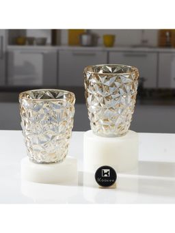 Kookee - Gold Crystal Drinking Glasses (Pack of 2)