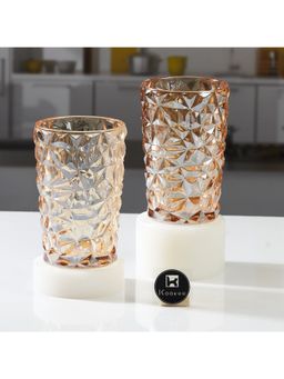 Kookee - Gold Crystal Drinking Glasses (Pack of 2)