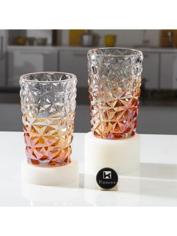 Kookee - Gold Crystal Drinking Glasses (Pack of 2)