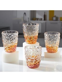 Kookee - Gold Crystal Drinking Glasses (Pack of 4)