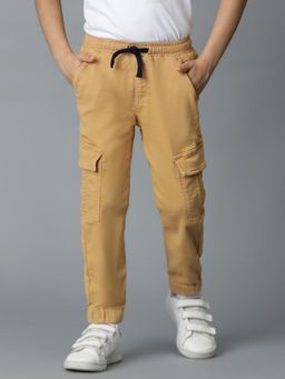 Tales & Stories - Khakhi Slim Fit Cargo for Boys