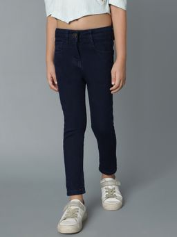 Tales & Stories - Dark Blue Slim Fit Jeans for Girls