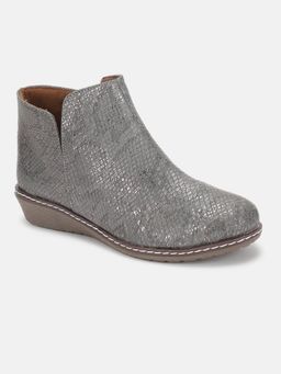 Marc Loire - Women Grey Textured Boots