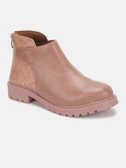 Marc Loire - Women Nude Solid Platform Boots