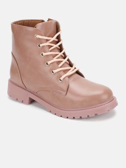Marc Loire - Women Nude Solid Platform Boots