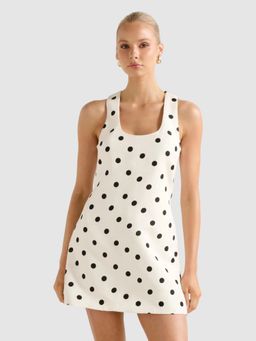 Forever New - Vivienne Scoop Neck Linen Mini Dress