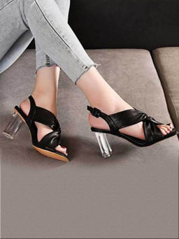 Shoetopia - Girls Black Heels