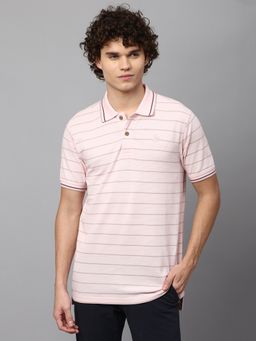 Beverly Hills Polo Club - Line In The Sand Textured Polo Pink