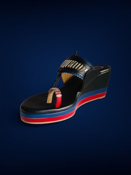 Dhaga - Metro Chic Wedge Heel Kolhapuris