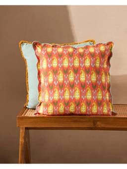 Chumbak - Ikat Paisley Summer Serenade Cushion Cover