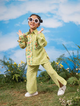 Vastramay - Animal Print Regular Fit Shirt and Pant (Set of 2)