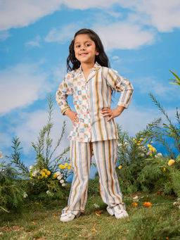 Vastramay - Printed Regular Fit Shirt and Pant (Set of 2)