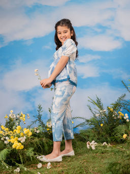 Vastramay - Tie & Dye Regular Fit Top and Pant (Set of 2)