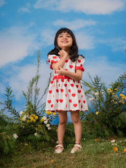 Vastramay - Embroidered A-Line Fit Dress