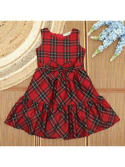 The Lion and the Fish - Red Check Girls Dress