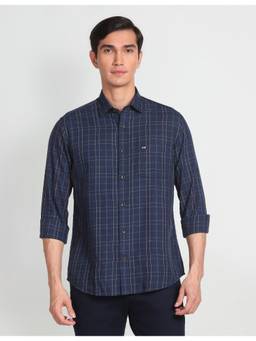 Arrow Sports - Plaid Check Cotton Casual Shirt