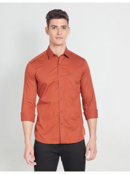 Arrow Sports - Spread Collar Cotton Casual Shirt