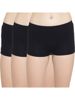 Leading Lady - Pack Of 3 Pcs Boyshorts - Black