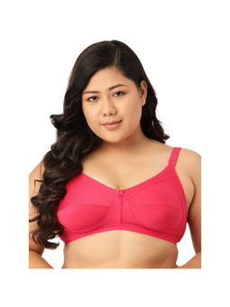 Leading Lady - Woman Everyday 100% Cotton Non Padded Magenta Full Coverage Bra