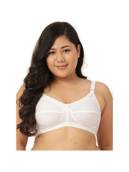 Leading Lady - Woman Everyday 100% Cotton Non Padded White Full Coverage Bra