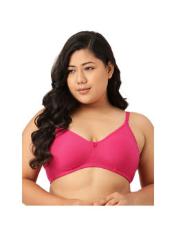 Leading Lady - Woman Everyday Cotton Non Padded Magenta Full Coverage Bra