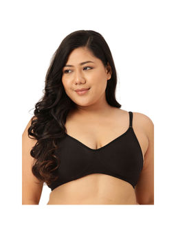 Leading Lady - Woman Everyday Cotton Non Padded Black Full Coverage Bra