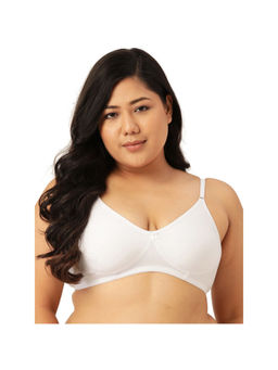 Leading Lady - Woman Everyday Cotton Non Padded White Full Coverage Bra