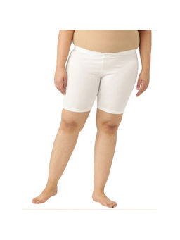 Leading Lady - Woman White High-rise Lounge Shorts