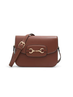 Call It Spring - Women Brown Solid Sling Bag