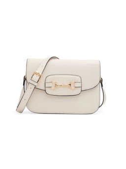 Call It Spring - Women Beige Solid Sling Bag