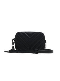 Call It Spring - Women Black Textured Sling Bag