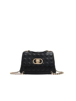 Call It Spring - Women Black Textured Shoulder Bag