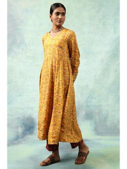 Folksong - Yellow Floral Kurta