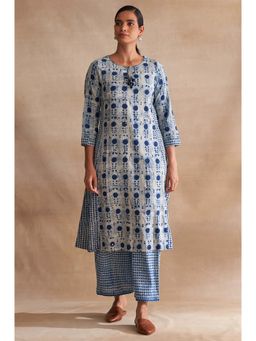 Folksong - Grey Aztec Kurta
