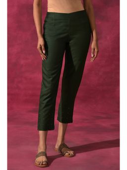 Folksong - Green Embellished Pant
